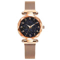 Relógio Magnético Feminino Céu Estrelado - Fashion Watch relógio 023 AmploTech Rosa 
